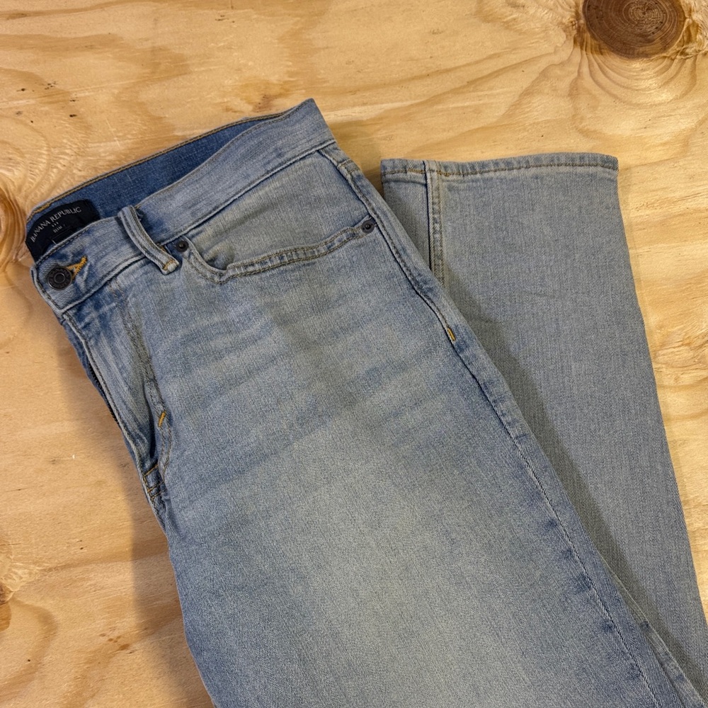 Banana Republic Light Blue Denim Jeans Slim 32x30